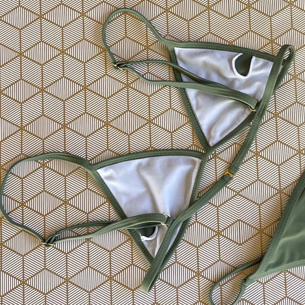 Army green bikini size XS - Picture 5 of 12